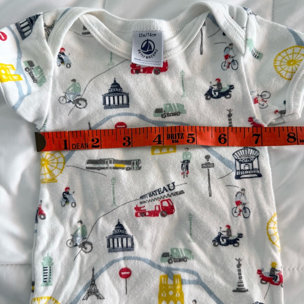5 for $25!! French Petit Bateau Baby Boy 12 months or 74cm - Picture 9 of 10